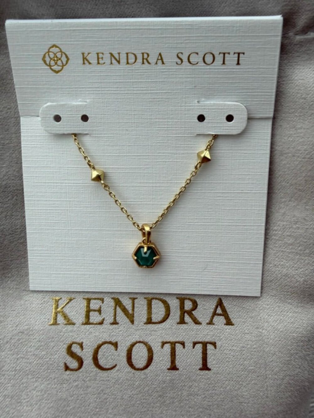 Kendra Scott blue necklace